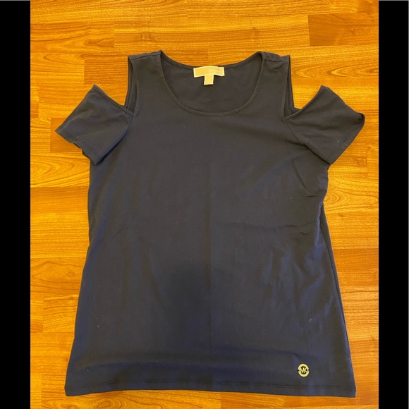 Michael Kors Cold Shoulder Tee - Picture 1 of 3